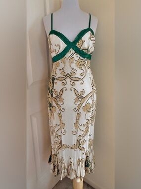 JUST CAVALLI DRESSY DRESS MULTICOLOR SIZE IT46/10-12US